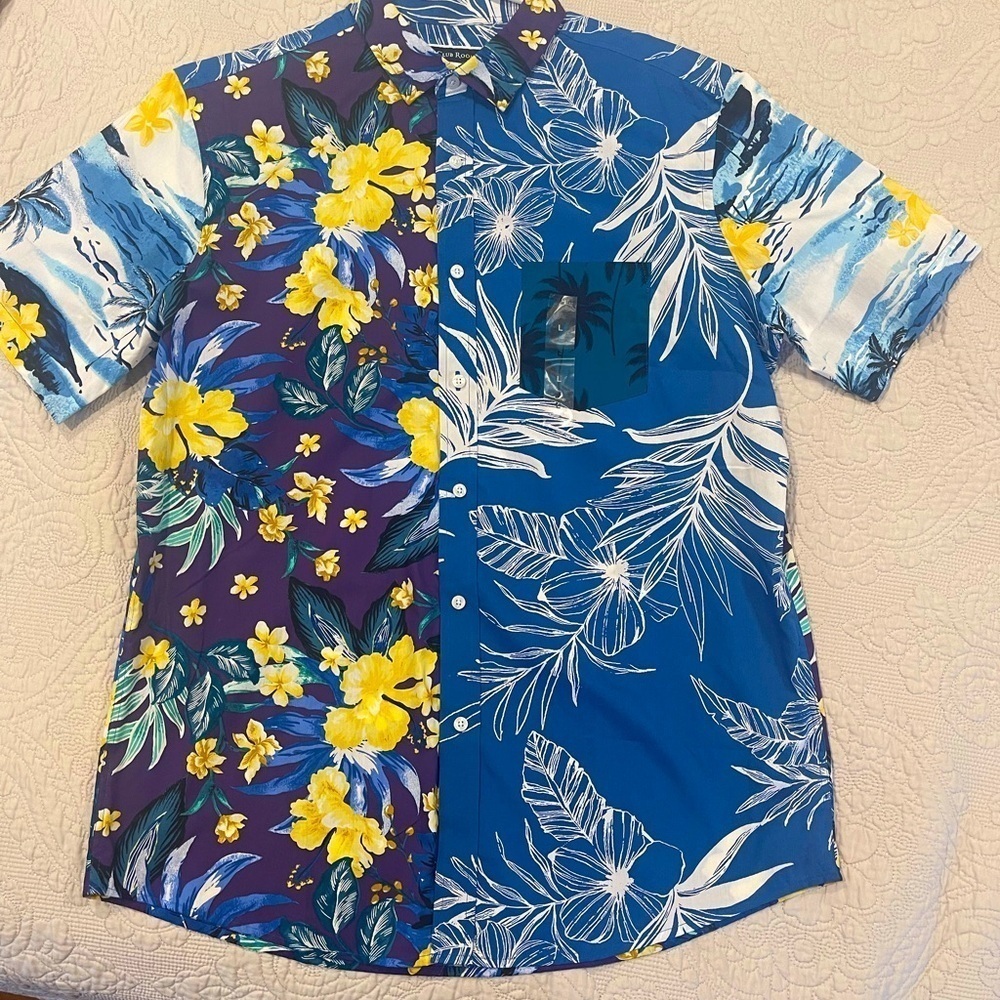 Club Room Men’s Tropical Print Button Down Shirt